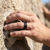 QALO Men's Hex Ring