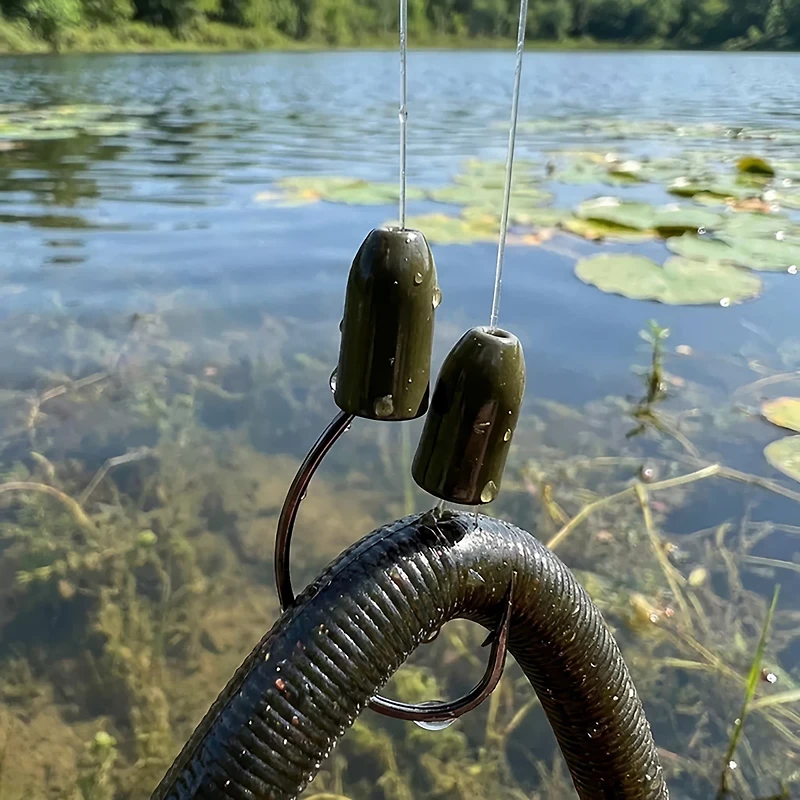 H2OX 1/2 oz Tungsten Worm Weights 2 Pack