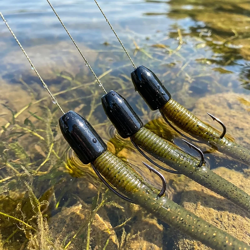 H2OX 3/8 oz Tungsten Worm Weights 3 Pack