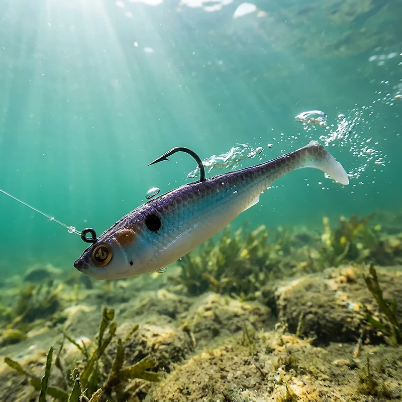 H2OX 3 inch Prerigged Swim Shad