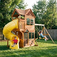 KidKraft Boulder Station Swing Set Playset