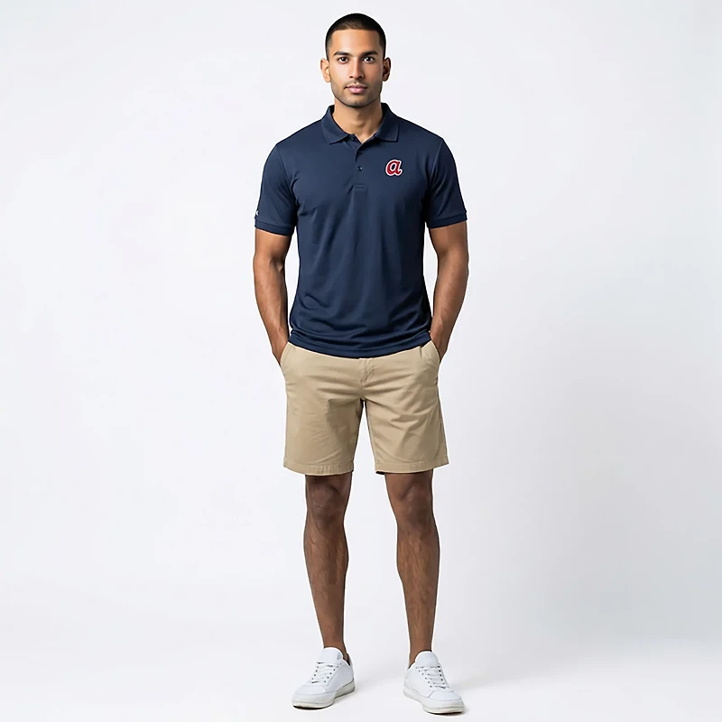Antigua Men's Atlanta Braves Legacy Pique Polo Shirt