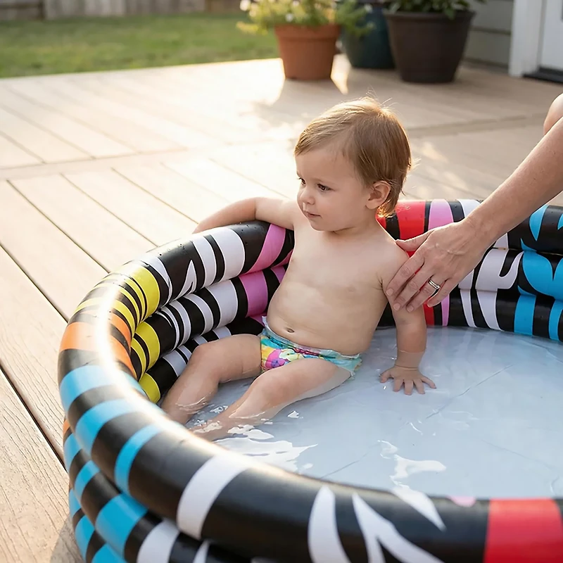 Poolmaster Pre-Swimmer Zebra Inflatable Kids Pool