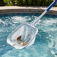 Poolmaster Small Pool/Spa Skimmer with 2-Piece Pole Set