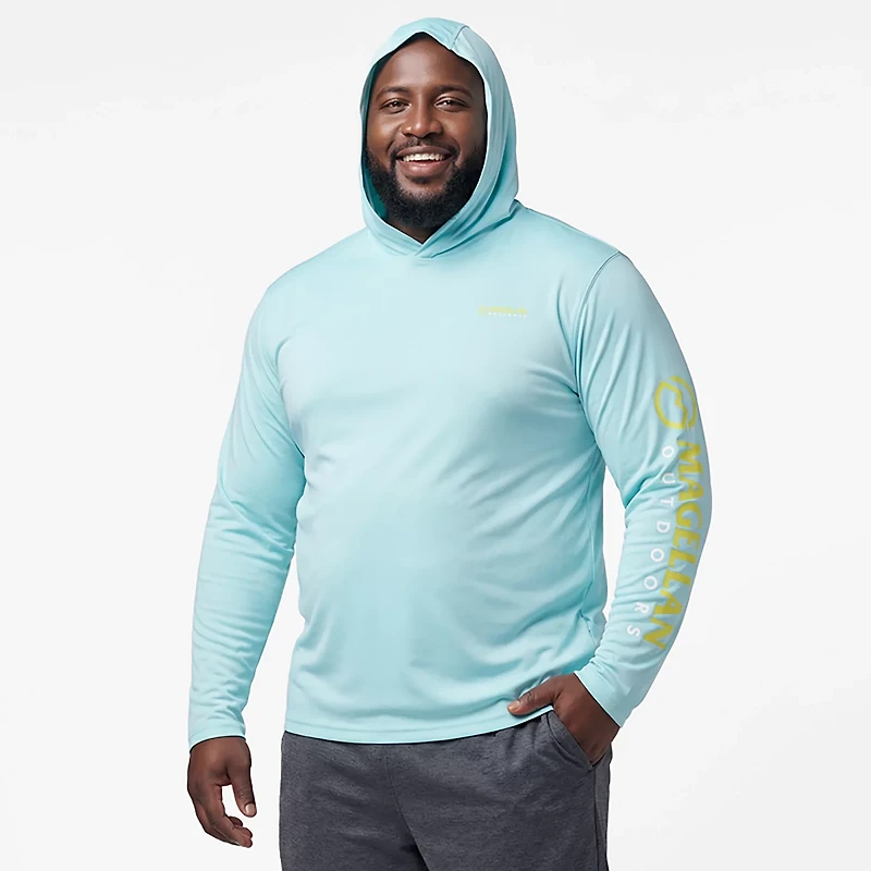 Magellan Outdoors Men's Casting Crew Long Sleeve Hoodie