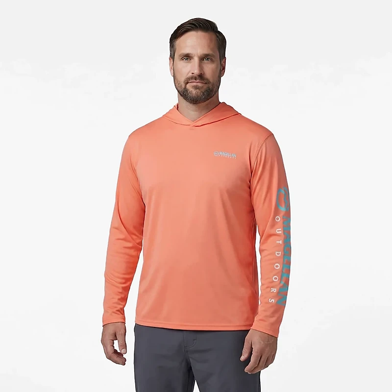 Magellan Outdoors Men's Casting Crew Long Sleeve Hoodie