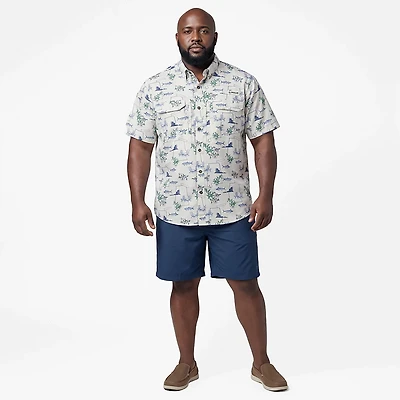 Magellan Outdoors Men's Alabama Local State Print Button-Down Shirt