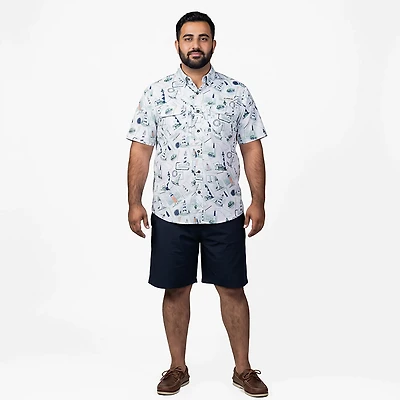 Magellan Outdoors Men's North Carolina Local State Print Shirt