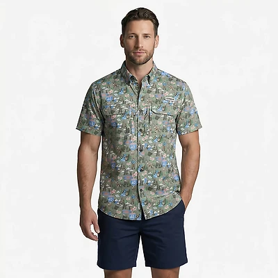 Magellan Outdoors Men's Arkansas Local State Print Shirt