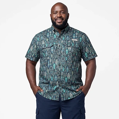 Magellan Outdoors Men's Oklahoma Local State Print Shirt