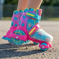 Roller Derby Girls' Jr Fun Roll Adjustable Skates