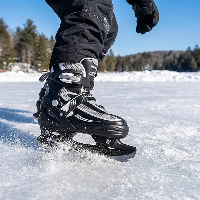 Lake Placid Boys' Summit Adjustable Ice Skates