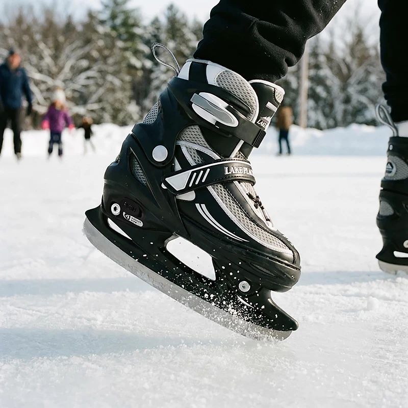 Lake Placid Boys' Summit Adjustable Ice Skates