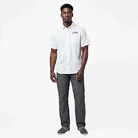 Columbia Sportswear Men's Louisiana State University PFG Slack Tide Camp Button Down Shirt