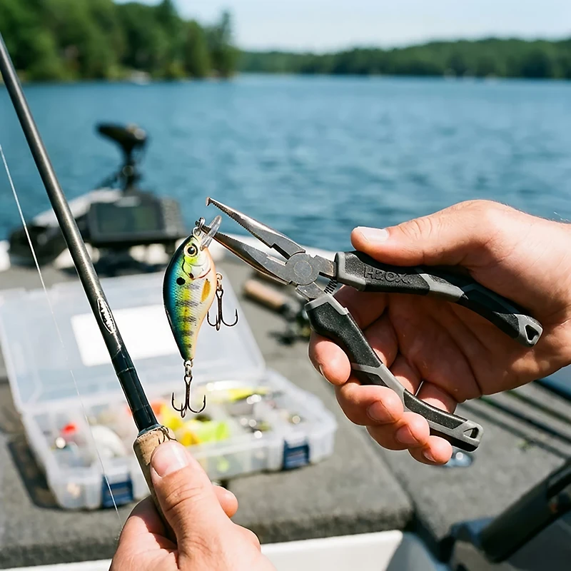 H2OX 5 inch Bent Nose Split Ring Pliers