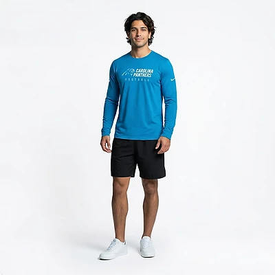 Nike Men's Carolina Panthers Team Issue Dri-FIT Long Sleeve T-shirt