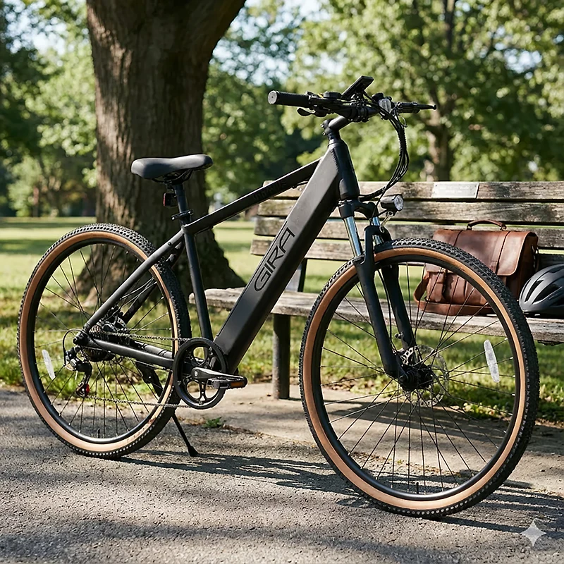 Ozone 500 Adults' Gira 29 in Urbanite Electric Bike