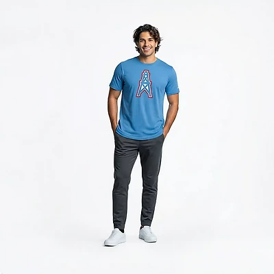 Nike Men's Tennessee Titans Rewind Logo Triblend T-shirt