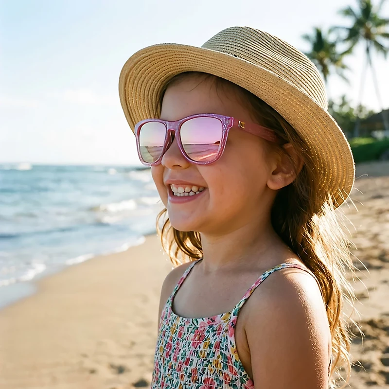 Knockaround Kids’ Pink Sparkle Premiums Sunglasses