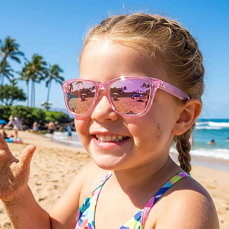 Knockaround Kids’ Pink Sparkle Premiums Sunglasses
