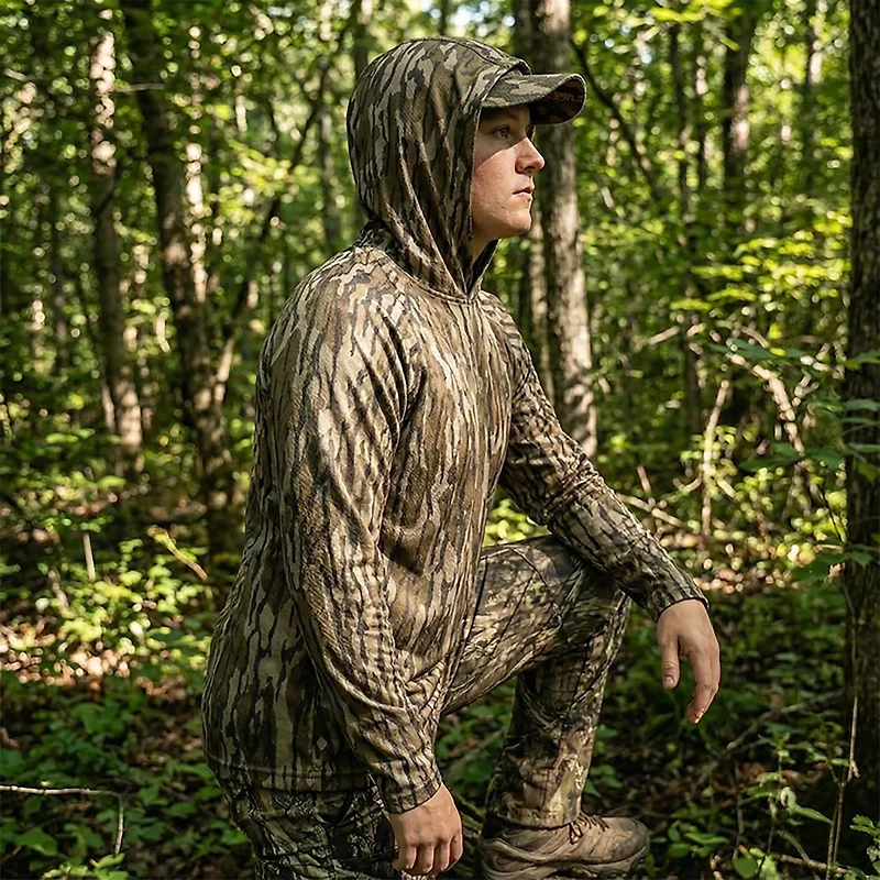 Magellan Outdoors Hunt Gear Women's Eagle Pass Tech Mesh Hooded Long Sleeve Shirt