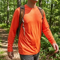 Magellan Outdoors Hunt Gear Men's Eagle Pass Tech Blaze Mesh Long Sleeve Shirt