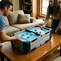 Franklin 2-in-1 Sling Puck and Shuffleboard Tabletop Game Center