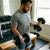 PRCTZ 40lb Quick Select Adjustable Dumbbell Set