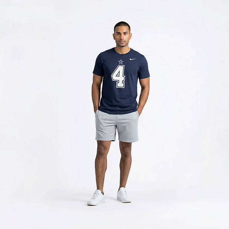 Nike Men's Dallas Cowboys Dak Prescott #4 N&N Short Sleeve T-shirt