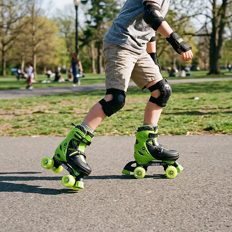 Yvolution Boys' Neon Combo Adjustable Skates