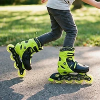 Yvolution Boys' Neon Combo Adjustable Skates