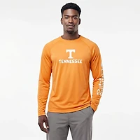 Columbia Sportswear Men's University of Tennessee PFG Terminal Tackle Heather Long Sleeve Shirt