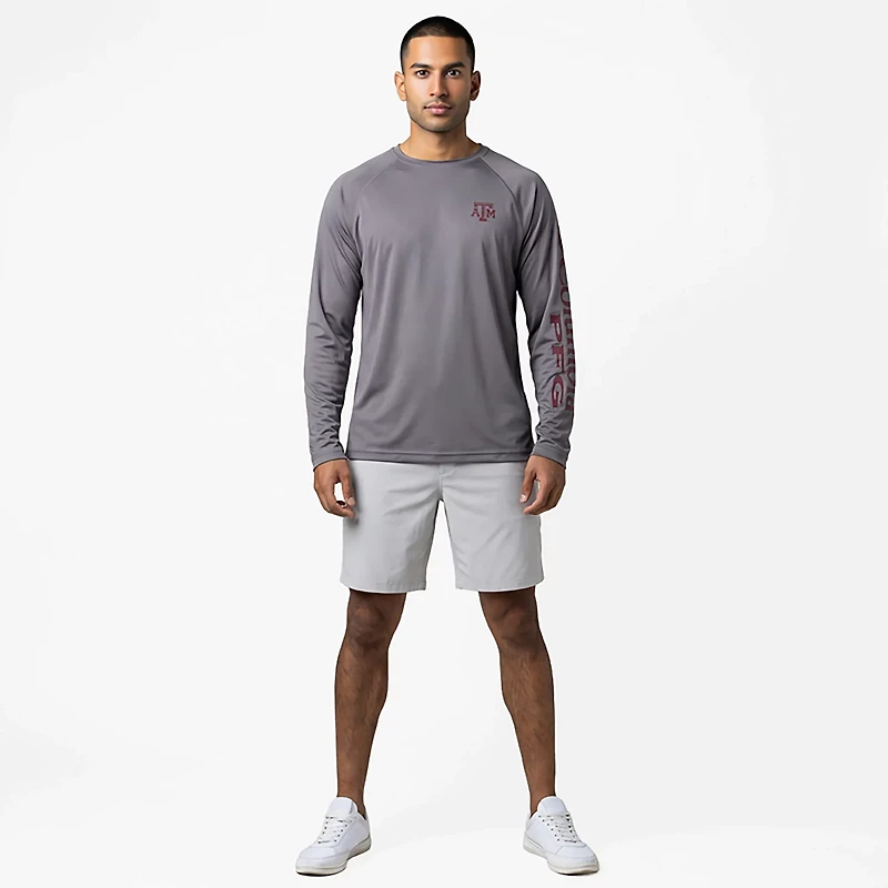 Columbia Sportswear Men's Texas A&M University Terminal Tackle Long Sleeve T-shirt