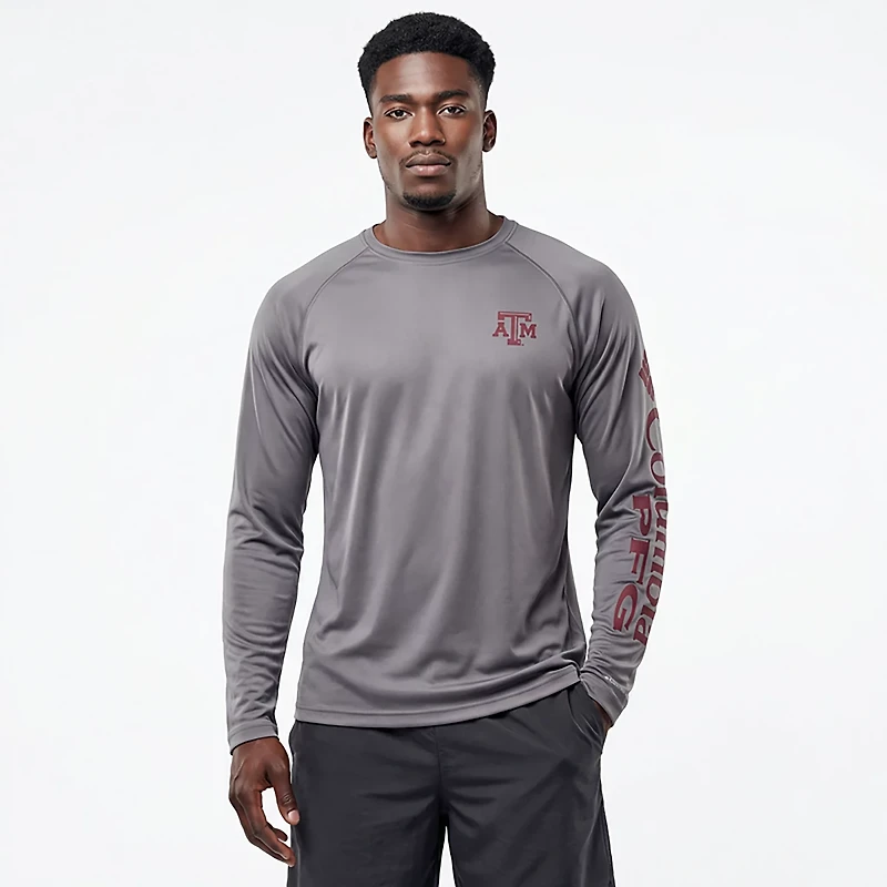Columbia Sportswear Men's Texas A&M University Terminal Tackle Long Sleeve T-shirt