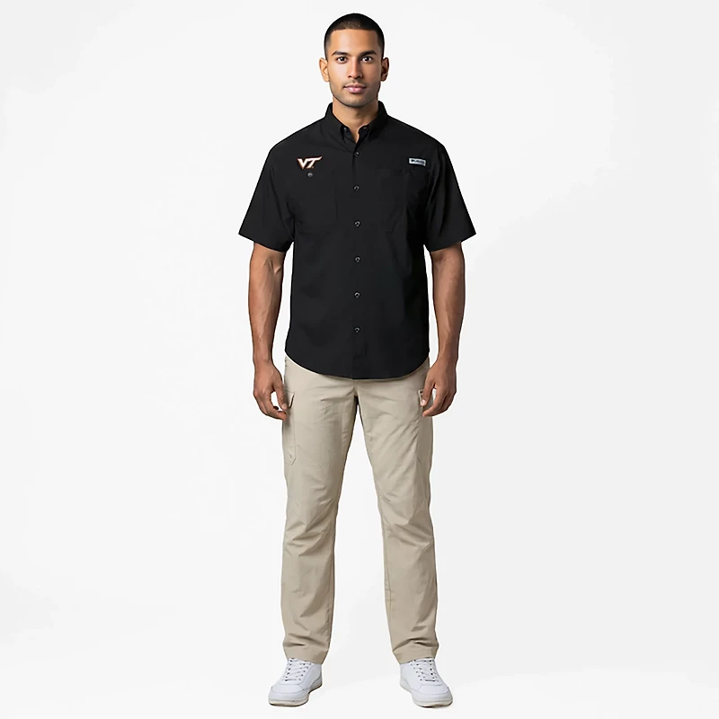 Columbia Sportswear Men's Virginia Tech Tamiami Button Down Shirt