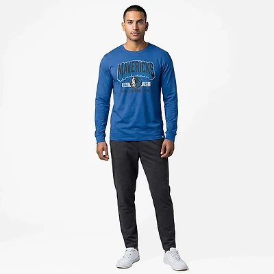 Fanatics Men's Dallas Mavericks Front Court Press Long Sleeve T-shirt