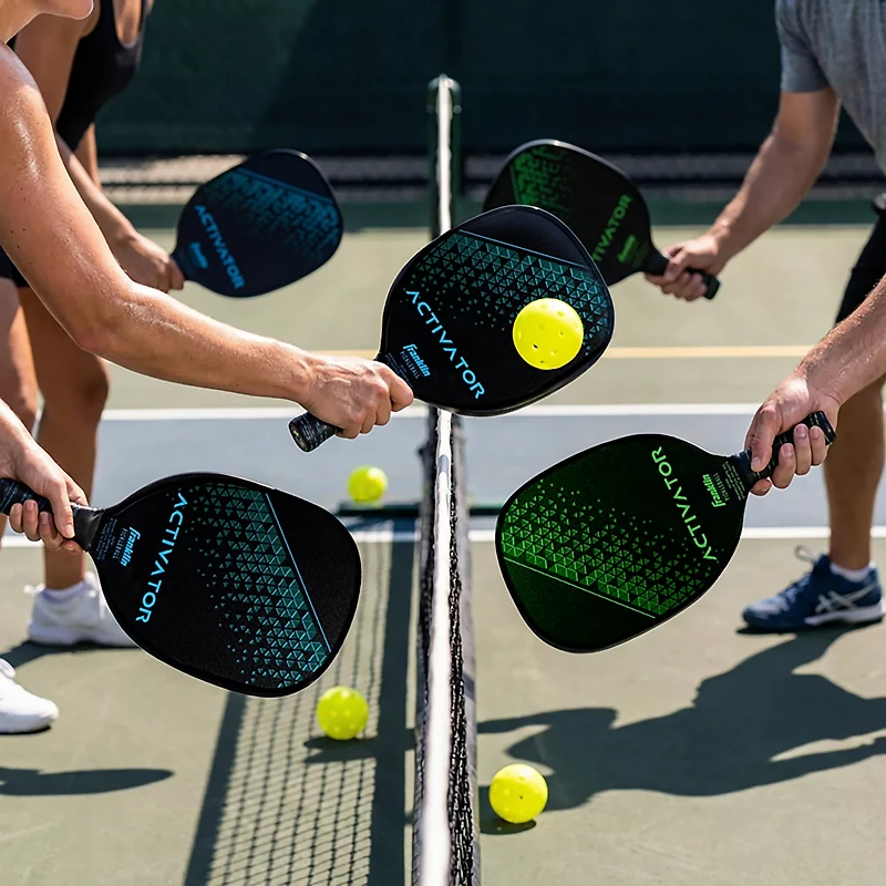 Franklin Activator 4 Player Wooden Pickleball Paddle and Ball Set