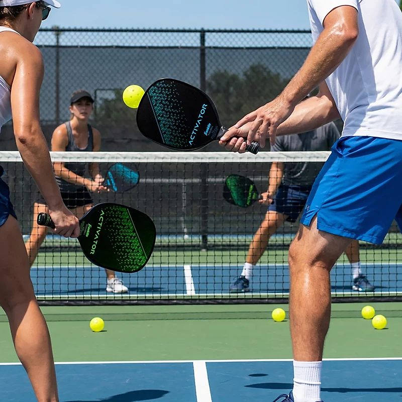 Franklin Activator 4 Player Wooden Pickleball Paddle and Ball Set