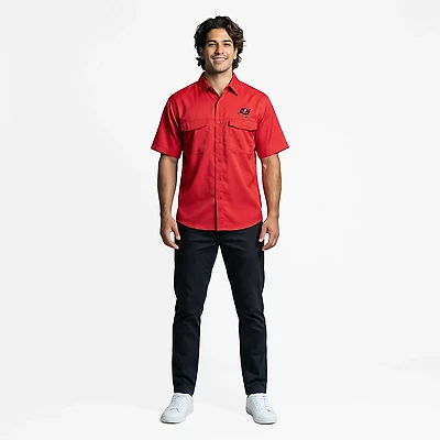 Antigua Men's Tampa Bay Buccaneers Game Day Woven Shirt