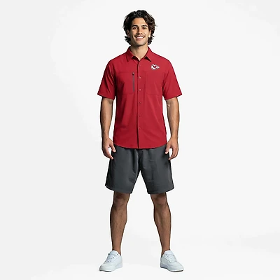 Antigua Men's Kansas City Chiefs Kickoff Woven Shirt