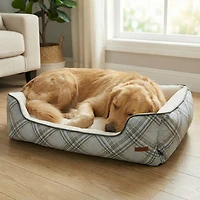 Bark and Slumber Large Box Dog Bed