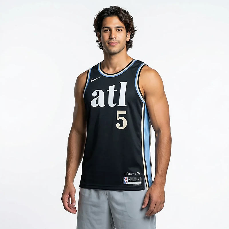 Nike Men's Atlanta Hawks Dejounte Murray #5 City Edition Swingman Jersey