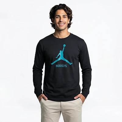 Nike Men's Charlotte Hornets Jordan Long Sleeve T-shirt