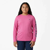Magellan Outdoors Girls' Caddo Lake Logo Long Sleeve T-shirt