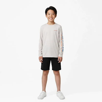 Magellan Outdoors Boys' Casting Crew Print Logo Fishing T-shirt