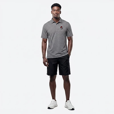 Cutter  Buck Georgia Bulldogs Virtue Eco Pique Stripe Recycled Polo