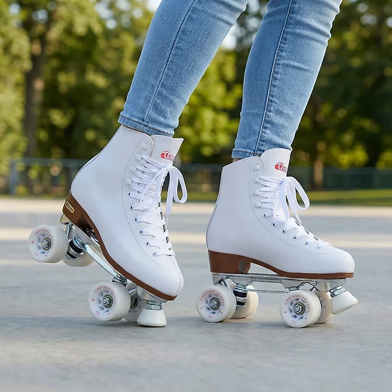 Chicago Skates Women's Deluxe Leather Rink Skates