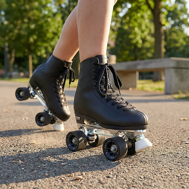 Chicago Skates Men's Deluxe Leather Rink Skates