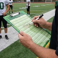 GoSports Football Coaches Premium Dry-Erase 2-Sided Clipboard