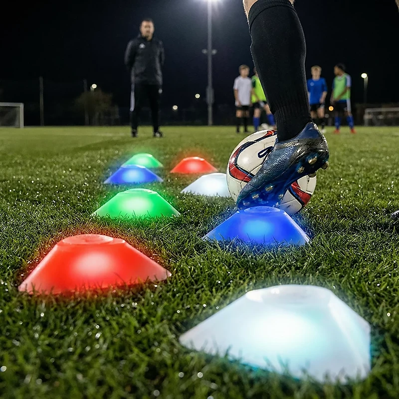 GoSports Modern Light Up Cones 6-Pack